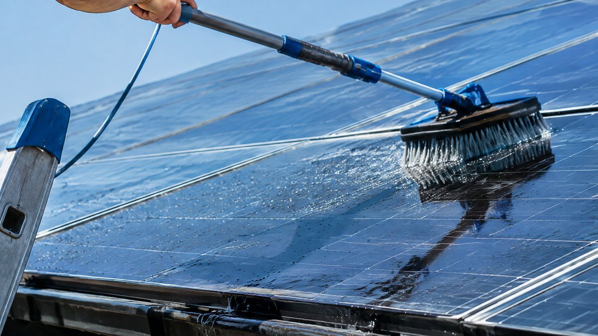 Zonnepanelen op een dak