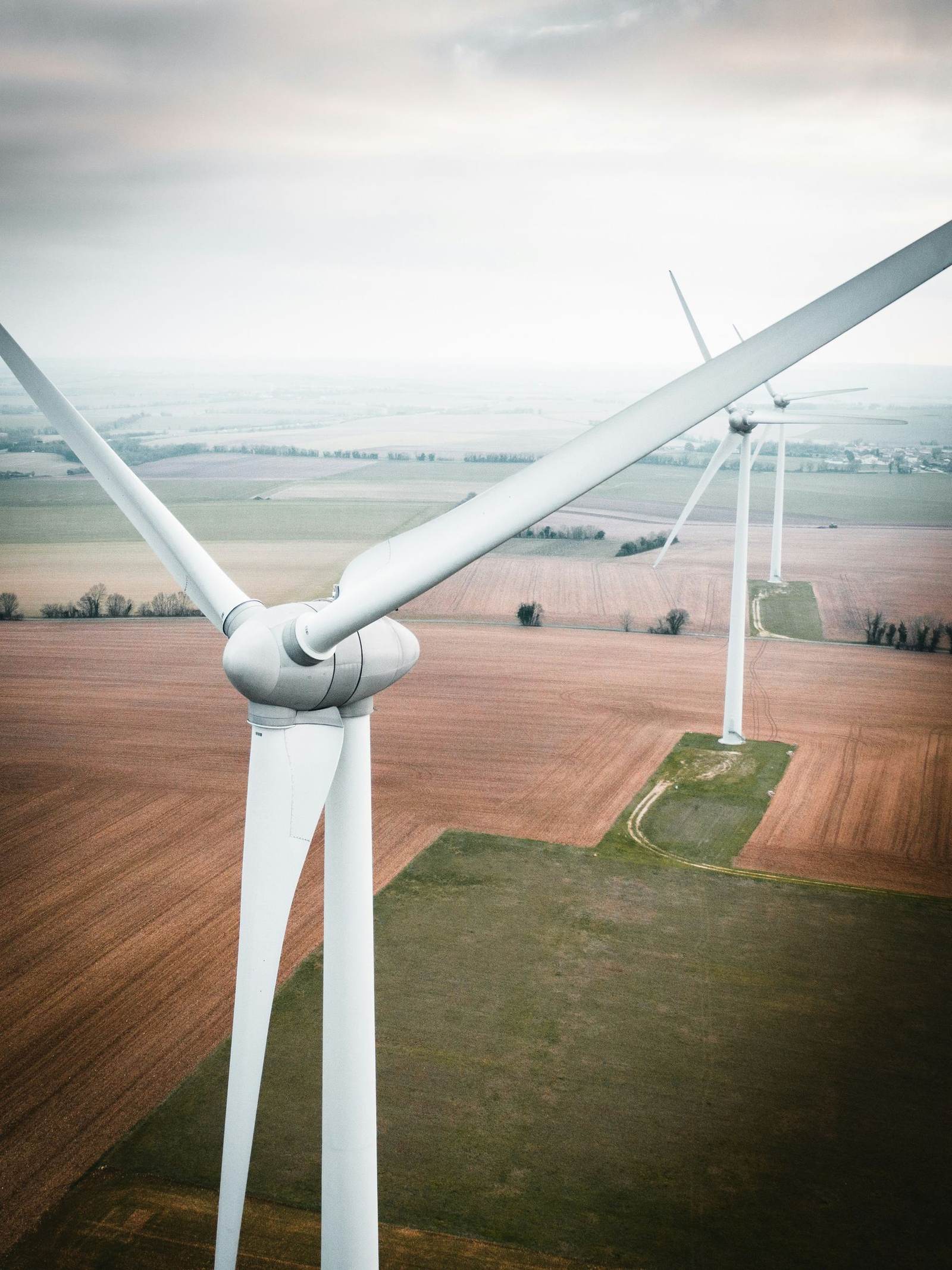 Windturbines, onderdeel van het Vlaamse energienet