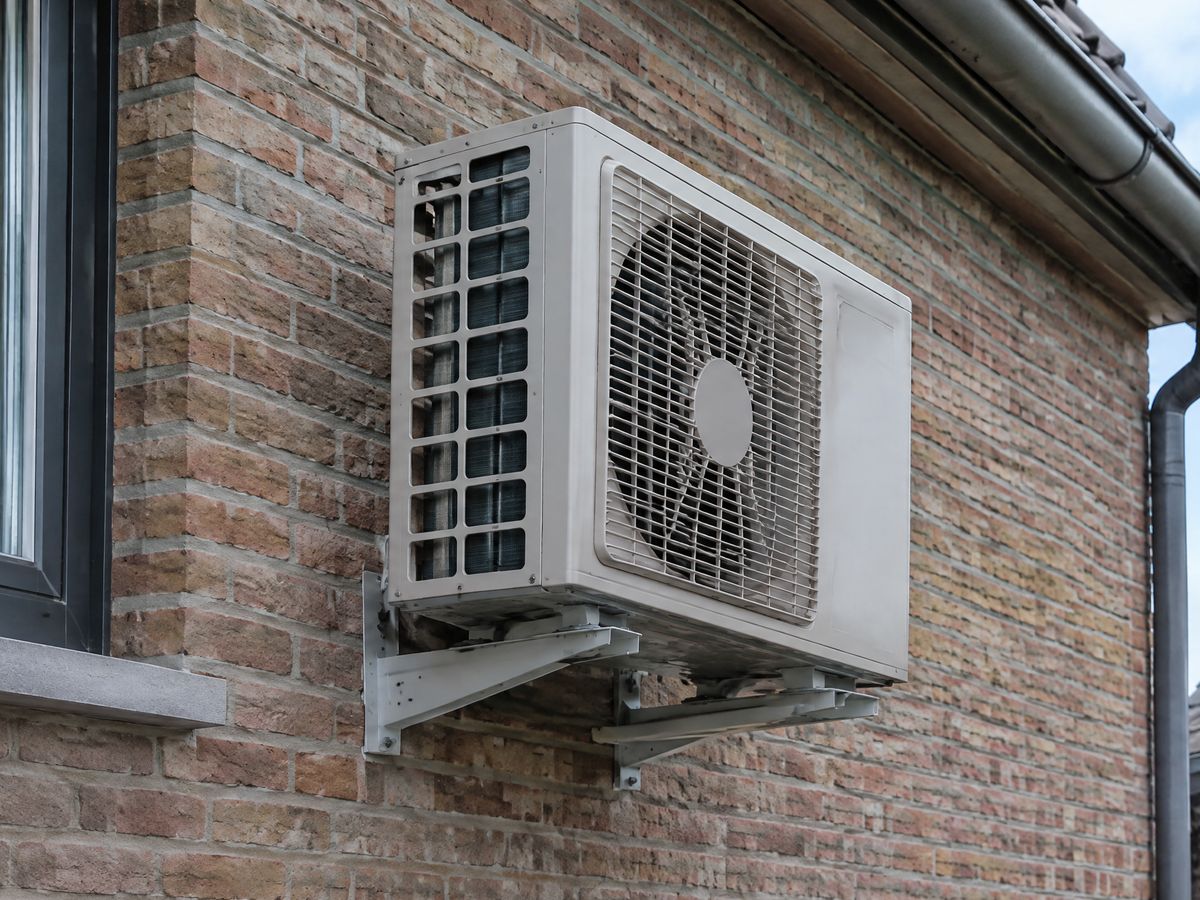 Airco in een woonkamer